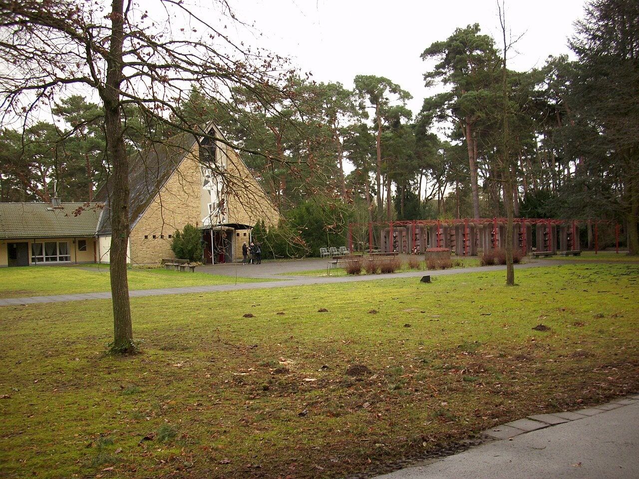 Friedhofskapelle auf Waldfriedhof Mainz-Mombach